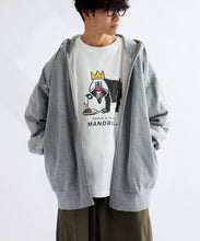 画像をギャラリービューアに読み込む, Tシャツ antiqua×マンドリル ロゴ入り M/L