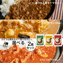 画像をギャラリービューアに読み込む, 神戸 マンドリルカレー 選べる2食 ぶどう山椒レトルトカレー セット 送料無料  レトルトカレー 中辛 お試し 山椒 スパイスカレー 雑誌掲載 ご当地 まとめ買い メール便 ポスト投函
