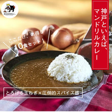 Load image into Gallery viewer, 神戸 マンドリルカレー 10食 セット 送料無料 カレー スパイスカレー スパイス レトルトカレー クラフトカレー まとめ買い お買い得 保存食 ご当地カレー 神戸といえばマンドリルカレー
